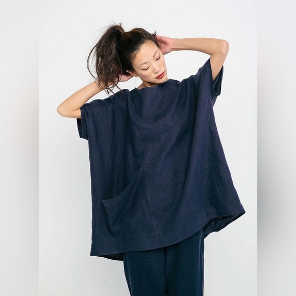 Elizabeth Suzann Harper Tunic mid weight linen - Picture 13 of 13